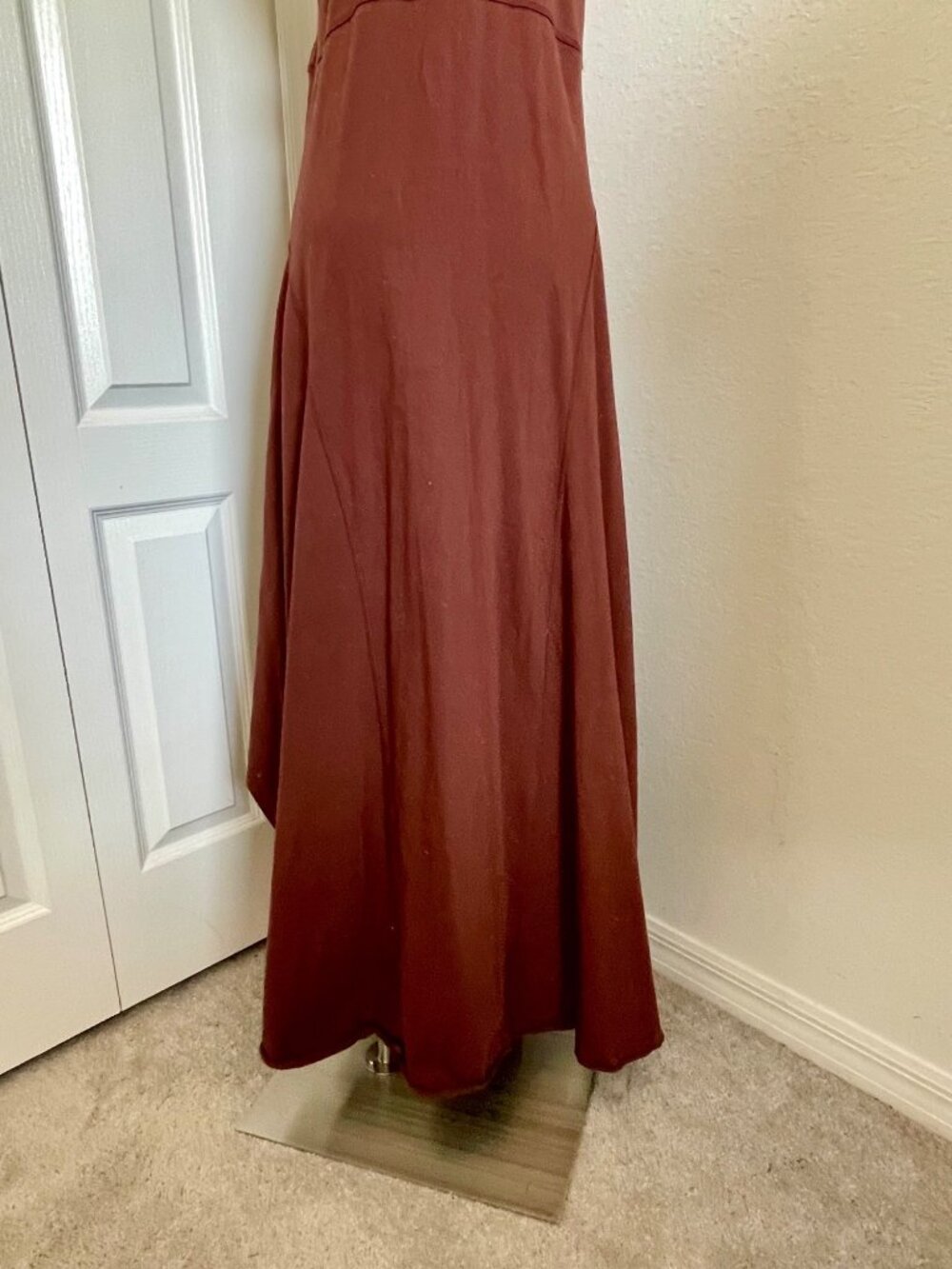 Free People Beach Main Street Midi Dress in Classic Brown Size XL - Picture 11 of 14